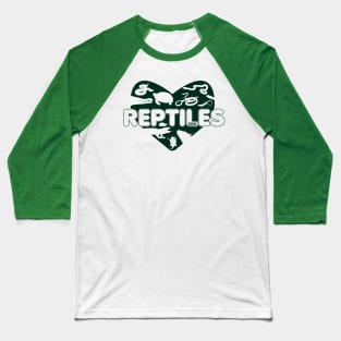 ♥ Reptiles Baseball T-Shirt